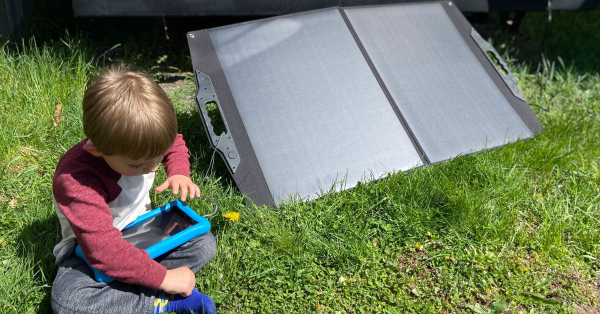 100W Foldable Solar Panel from FLEXSOLAR（Article from ST magazine）