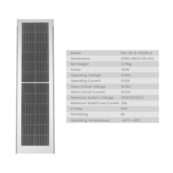 130W Cover-Lock Photovoltaic Tile