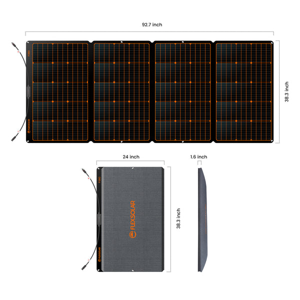360W Foldable Solar Panel with Stand F360