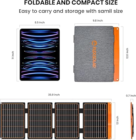 FlexSolar 40W Solar Pad