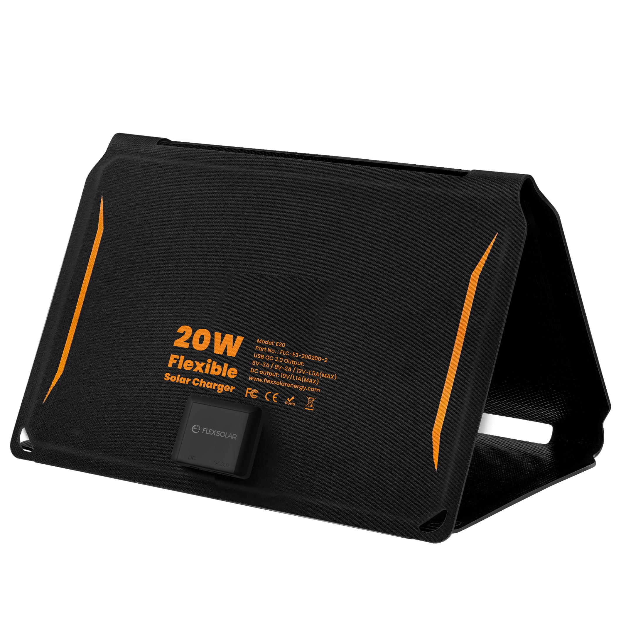 Portable 20W USB&DC Solar Phone Charger FlexSolar® Flex Solar