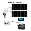 200W (2 x 100w) RV Charging System w/ PWM Solar Controller